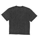 Boarders Script Washed S/S Tee - Washed Black