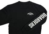 Boarders Bold Arch Crewneck - Black Logo