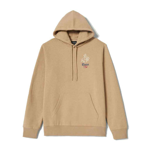 Brixton x Coors Colt Hoodie - Sand