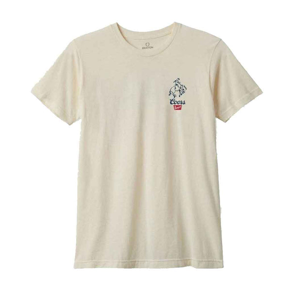 Brixton x Coors Colt S/S Tee - Natural