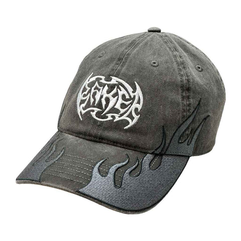 Baker Flames Snapback - Black