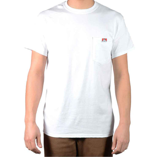 Ben Davis Pocket Tee - White