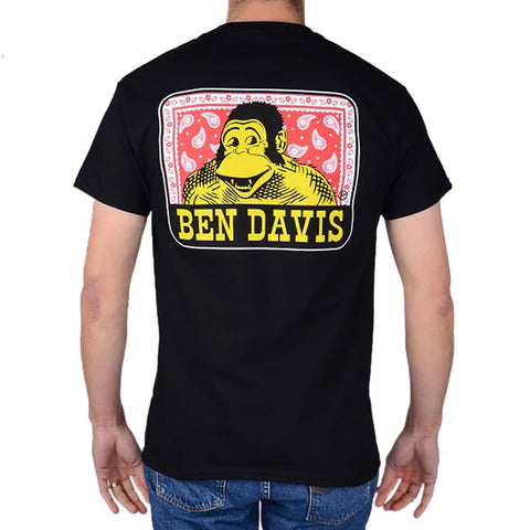 Ben Davis Paisley Logo S/S Tee - Black