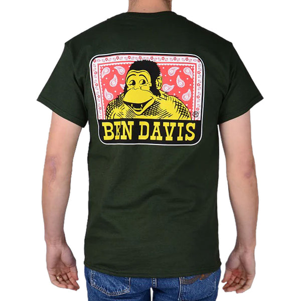 Ben Davis Paisley Logo S/S Tee - Green