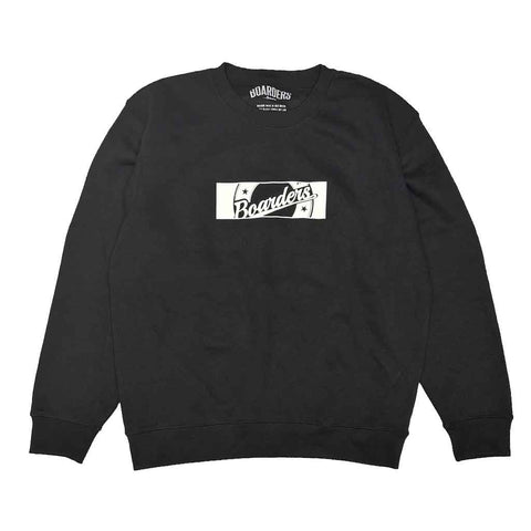 Boarders Crest XL Sweatshirt - Black