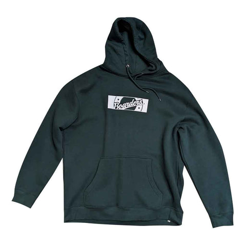 Boarders Crest XL Hoodie - Forest Green