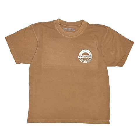 Boarders Small Crest Heavy Box S/S Tee - Light Brown