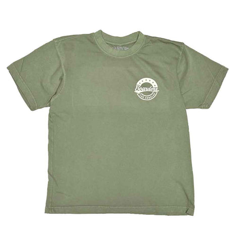 Boarders Small Crest Heavy Box S/S Tee - Sage