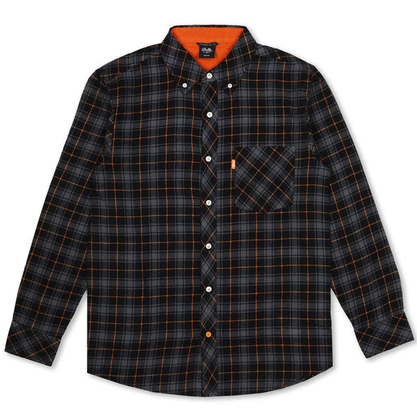 Bolla Lombard L/S Woven - Black/Orange