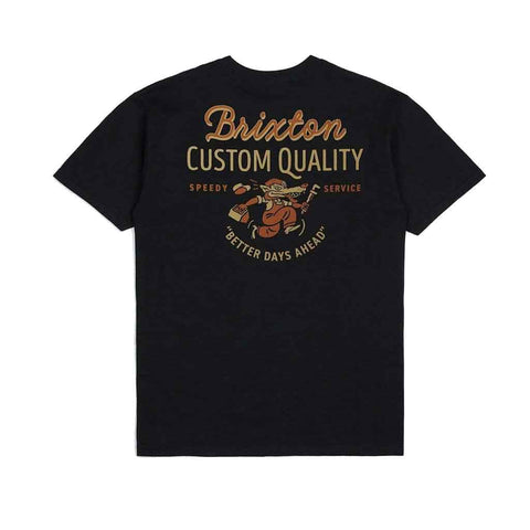 Brixton Better Days S/S Tee - Black Back