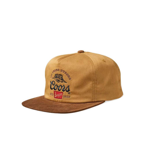 Brixton x Coors 150 Arch HP Snapback - Golden Brown