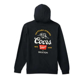 Brixton x Coors 150 Arch Hoodie - Black2