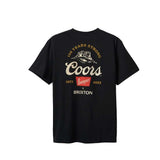 Brixton x Coors 150 Arch S/S Tee - Black2