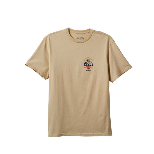 Brixton x Coors 150 Arch S/S Tee - Cream