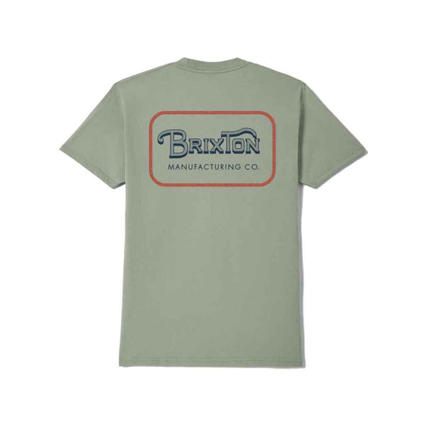 Brixton Grade S/S Tee - Desert Green/Dark Navy/Amber Terrain