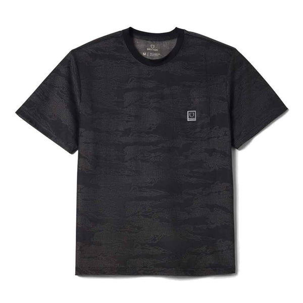 Brixton Journey S/S Pocket Tee - Black Tiger Camo