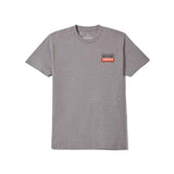 Brixton Pillar S/S Tee - Heather Grey Front