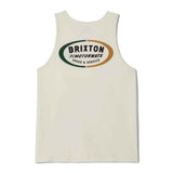 Brixton Rhett Tank Top - Off White