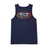 Brixton Rhett Tank Top - Washed Navy Back