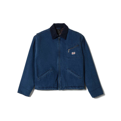 Brixton Altered Threads Lined Garage Jackets - Medium Washed Denim