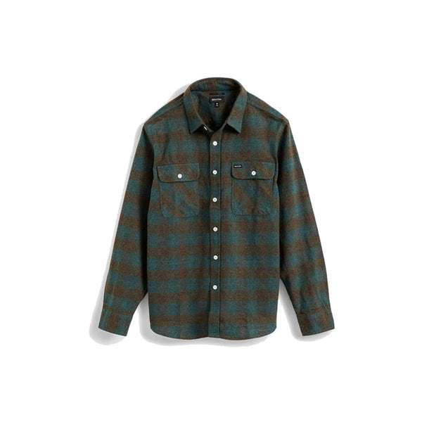 Brixton Bowery L/S Flannel - Ocean