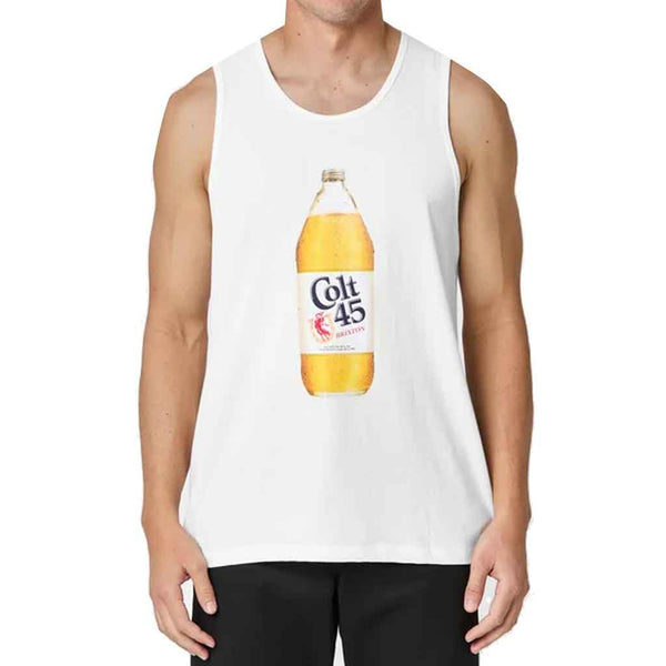 Brixton x Colt 45 oz Tank Top - White