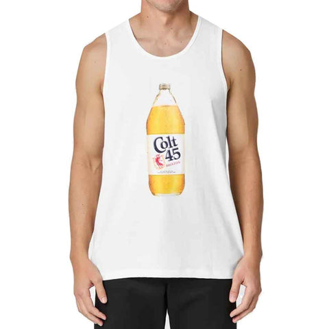 Brixton x Colt 45 oz Tank Top - White