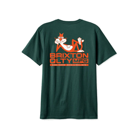 Brixton Cool Cat S/S Tee - Deep Emerald