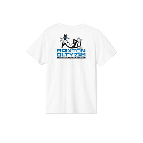 Brixton Cool Cat S/S Tee - White