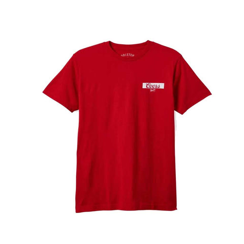 Brixton x Coors Bar S/S Tee - Red