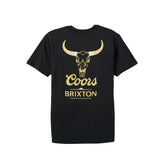 Brixton x Coors Bull S/S Tee - Black2