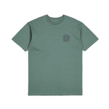 Brixton Crest II S/S T-shirt - Chinois Green/Washed Navy/Sepia2