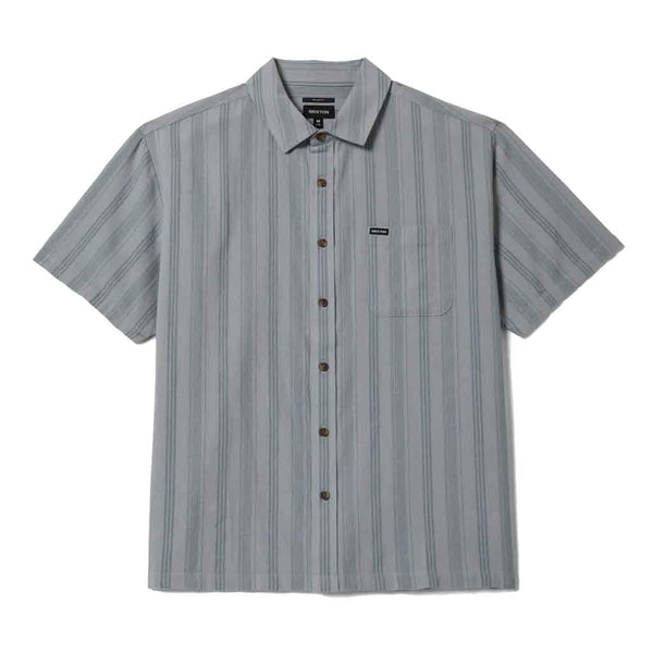 Brixton CRU Striped Dobby S/S Woven - Trooper