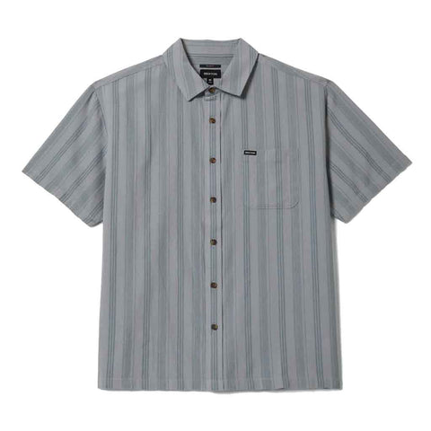 Brixton CRU Striped Dobby S/S Woven - Trooper
