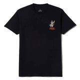 Brixton Dawgs S/S Standard Tee - Black Worn Wash Front