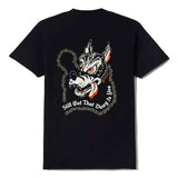 Brixton Dawgs S/S Standard Tee - Black Worn Wash