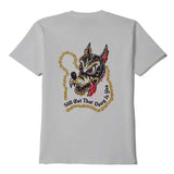 Brixton Dawgs S/S Standard Tee - Pebble  Stone Worn Wash back