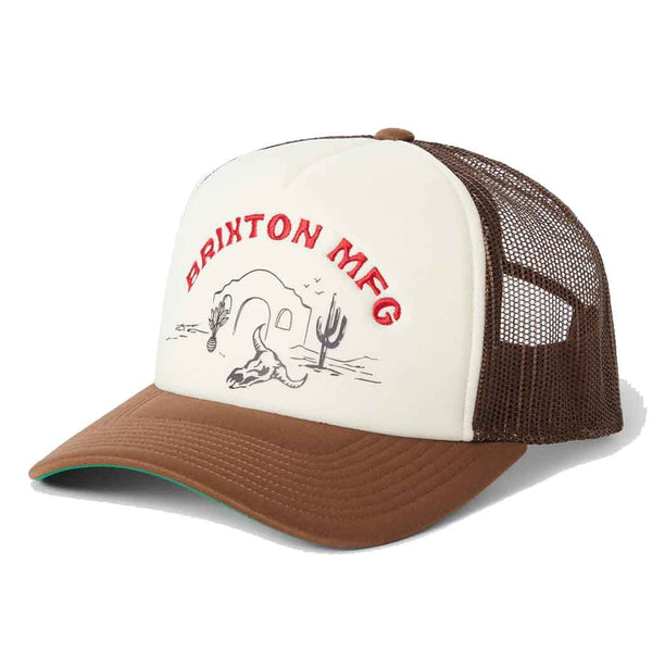 Brixton Desert Leisure C MP Trucker Hat - Pinecone Brown/Whitecap