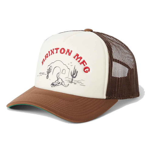 Brixton Desert Leisure C MP Trucker Hat - Pinecone Brown/Whitecap