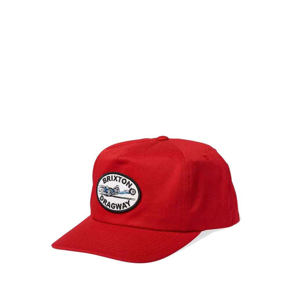 Brixton Dragway MP Snapback - Dark Red