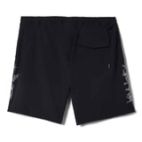 Brixton Everyday Hybrid Shorts 7" - Black/White BAck