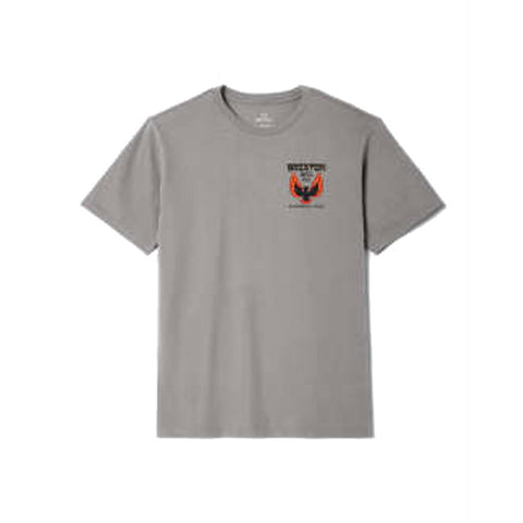 Brixton Garvey S/S TLRT Tee - Heather Grey