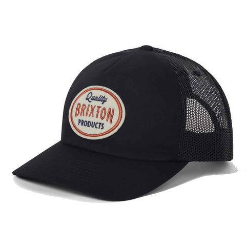 Brixton Henry MP Trucker Hat - Black/Black