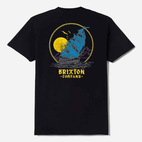Brixton High Seas S/S STD Tee - Black