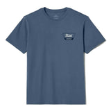 Brixton Linwood S/S STD Tee - Harbor Blue/Cool Grey/Washed Copper Front