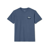 Brixton Linwood S/S STD Tee - Harbor Blue/Cool Grey/Washed Copper Front