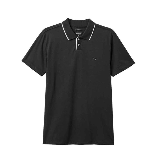 Brixton Mod Flex S/S Polo Knit - Black