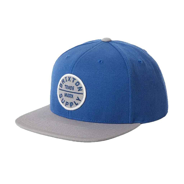 Brixton  Oath III Snapback - Blue/Light Grey