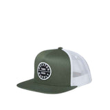 Brixton Oath MP Trucker Hat - Agave Green/White