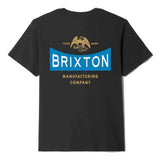 Brixton Pinnacle S/S Standard Tee - VIntage Black back